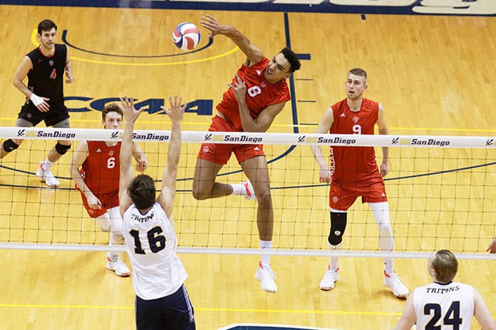 mens volleyball in college