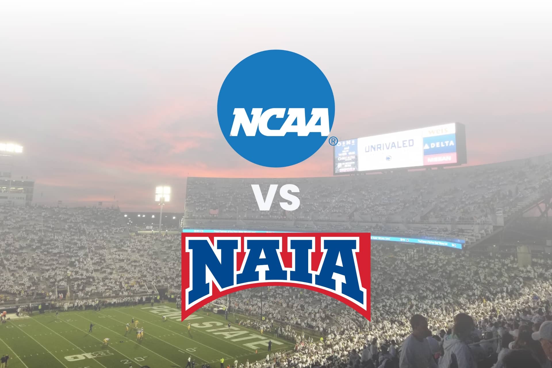 What is the difference between NCAA and NAIA